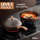 [Leve 2 Pague 1] Panelas de Aço Antiaderente Premium + BRINDE: Kit de Utensílios