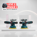 [LEVE 2 PAGUE 1] Lixadeira Politron Profissional 3 em 1 Sem Fio + BRINDE: Bolsa de Ferramentas Multitarefas